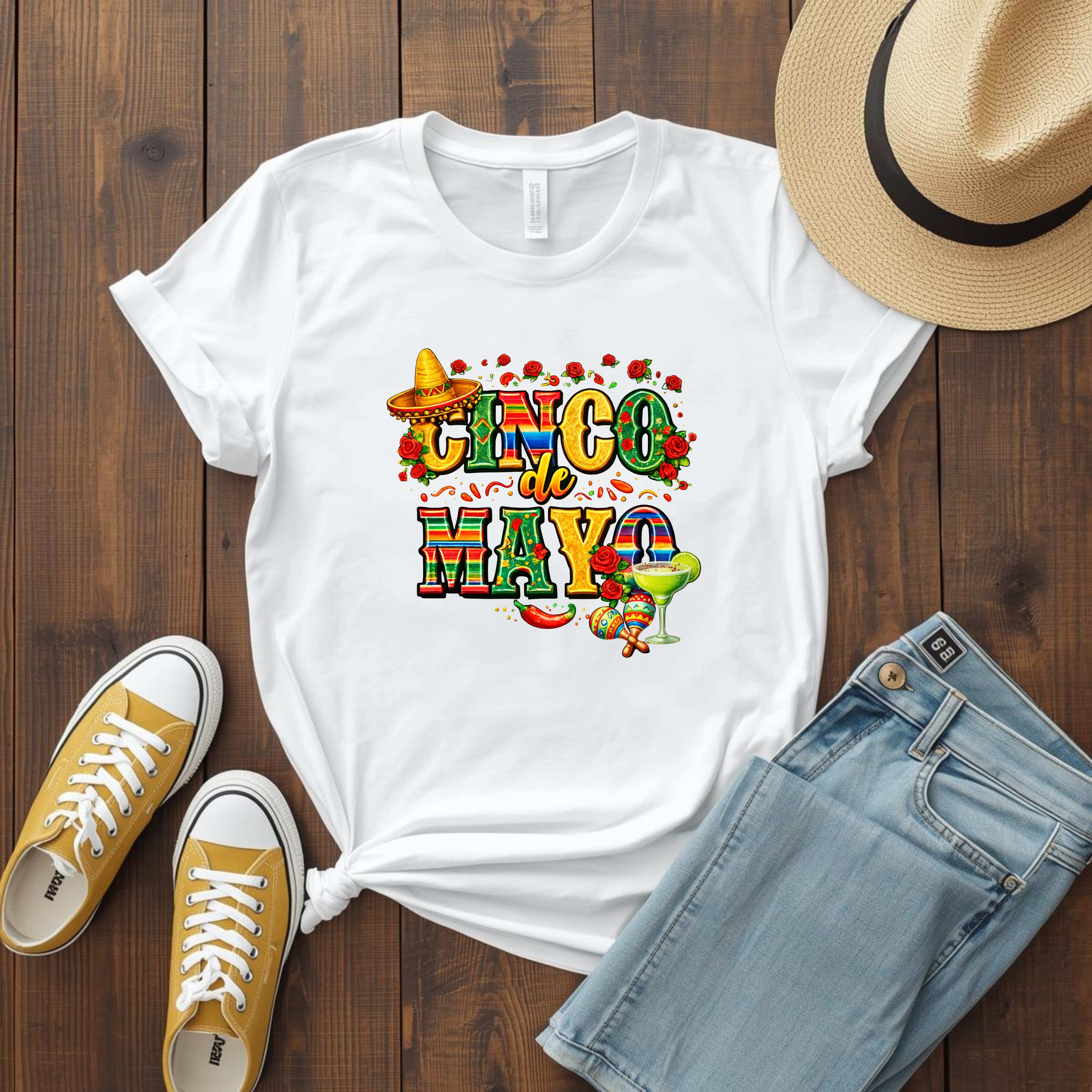 Cinco de Mayo Celebration Script Tee