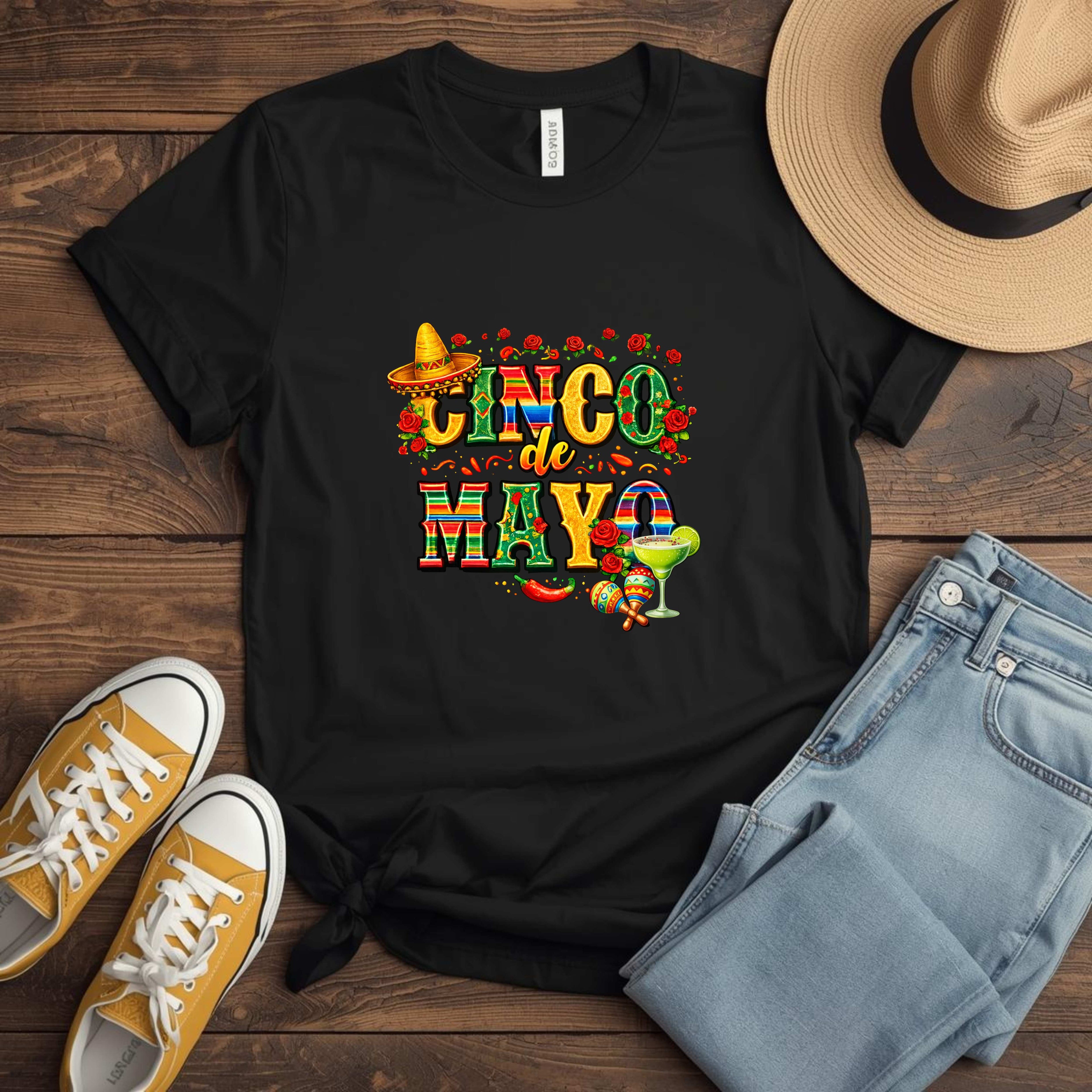 Cinco de Mayo Celebration Script Tee