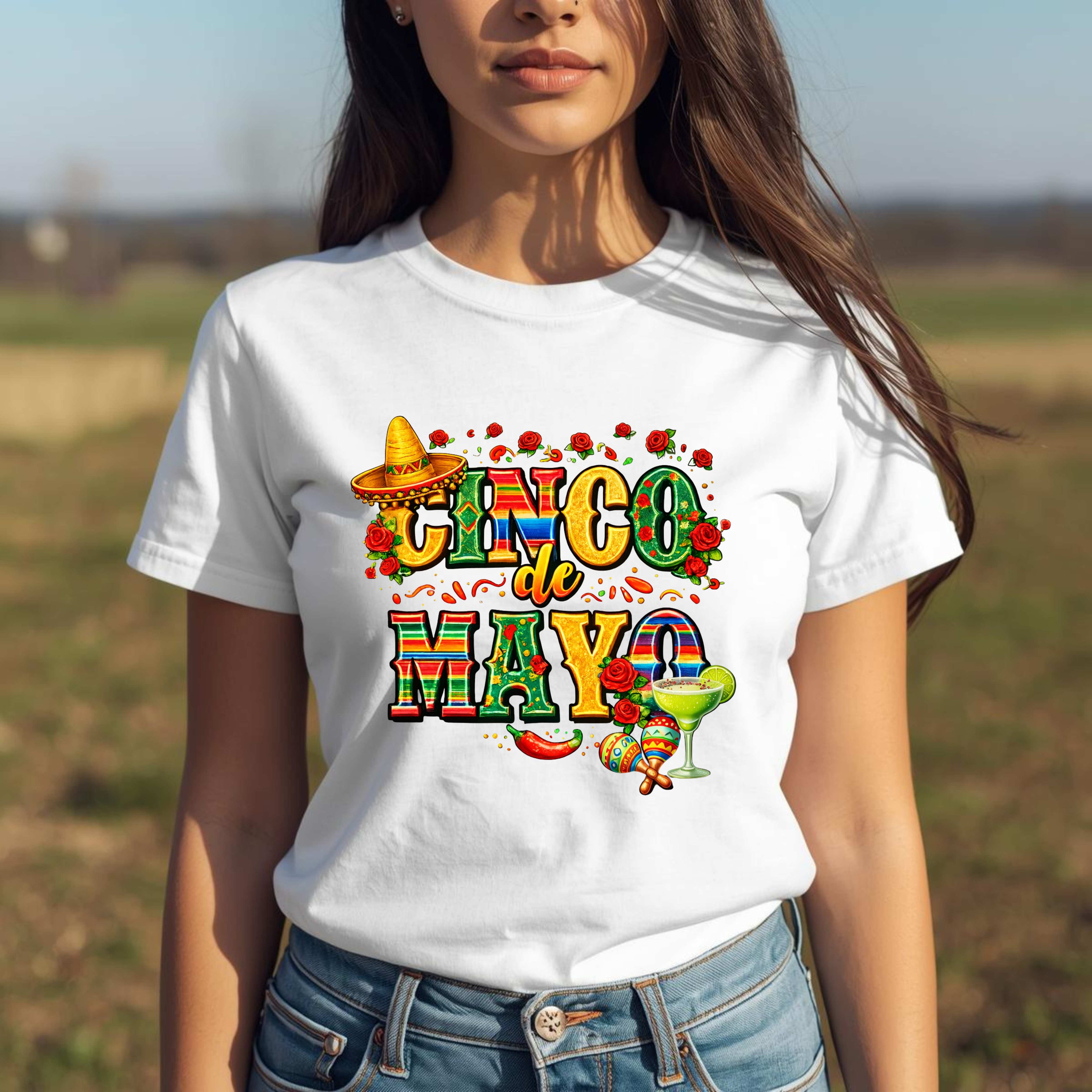 Cinco de Mayo Celebration Script Tee